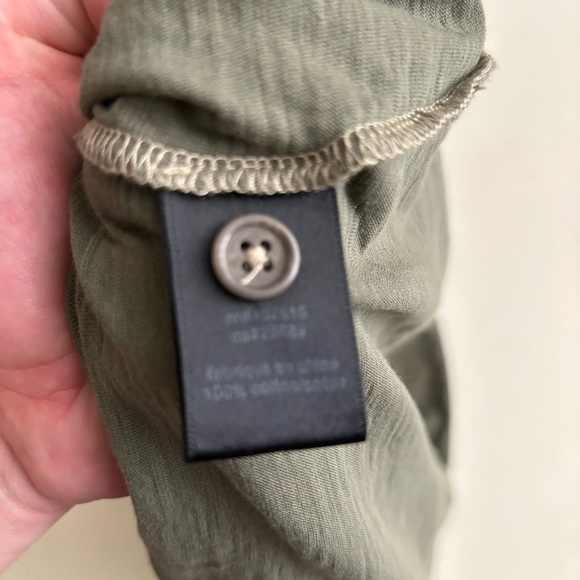 John Varvatos Peace Sign Polo Shirt Men's Size XL Green Lightweight cotton - Picture 6 of 7